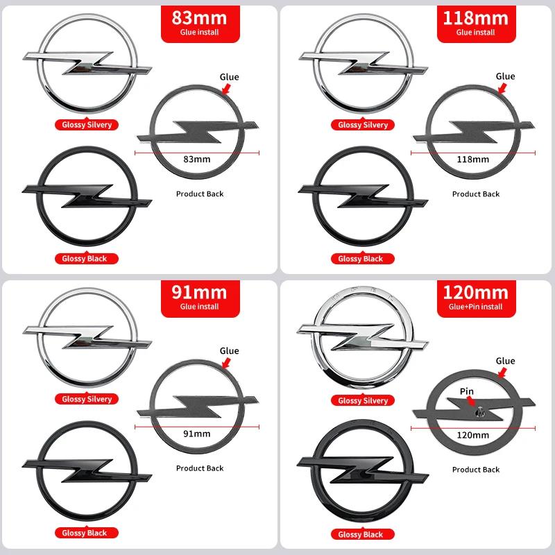 1 szt. ABS Do Logo Opla Emblemat Odznaka Naklejka Pasuje do Samochodu Grill Przedni Maska Bagażnik Tylny Zderzak Astra Zafira Insignia Corsa H G