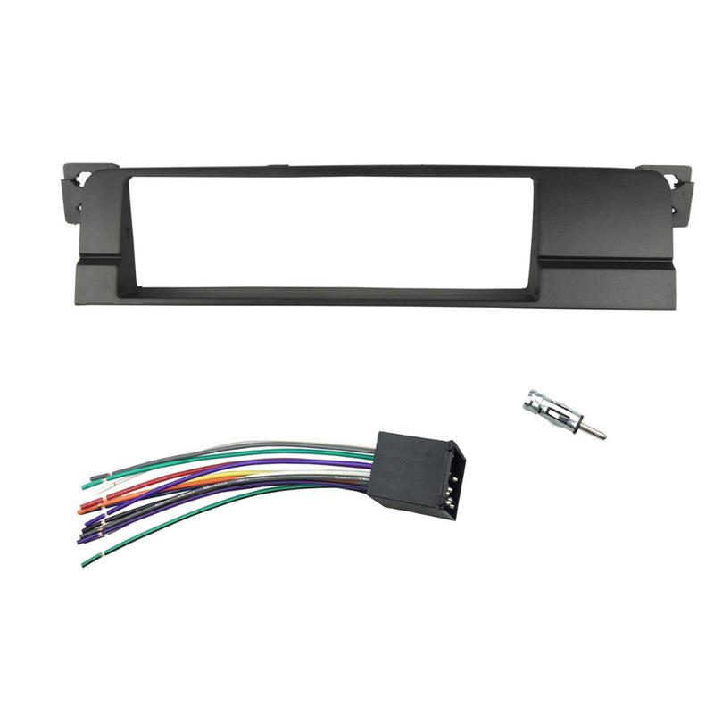 One or Double Din Radio Fascias for BMW 3 Series E46 1998-2005 DVD Stereo Panel Dash Mount Refitting Trim Kit Frame CD Bezel