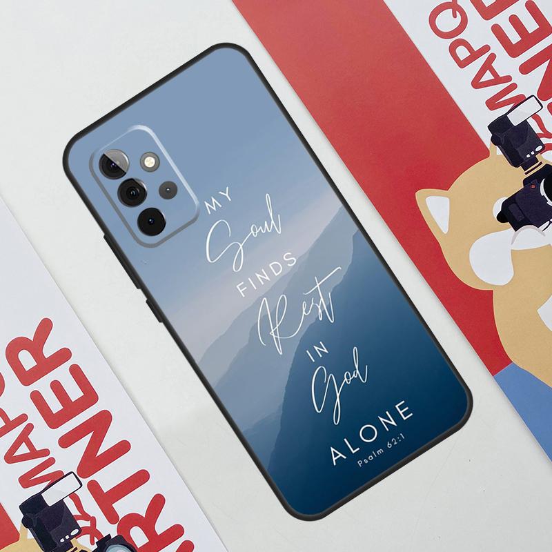 Christliche Psalmen Hülle Für Samsung Galaxy A06 A16 A36 A56 A55 A35 A33 A53 A13 A23 A17 A54 A34 A14 A52 A32 A15