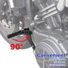 For Yamaha V-Max 1200 1985-2002 2003 2004 2005 2006 2007 Motorcycle Rider Foot Peg Footrest Kit Adjustable Highway Peg Mounts