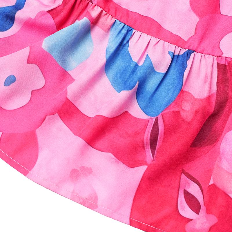 Vestido Estampado de Manga Larga con Hombros Descubiertos para Mujer Talla Grande