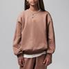Jordan Crew Neck Pullover Solid Color Sweatshirt Kids Sweatshirt Brown HQ8252-258