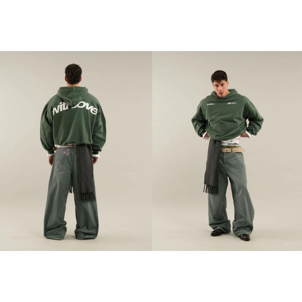 American 2000 Abbigliamento Stile Harajuku Abbigliamento Personalizzato Logo Felpe Felpe da Donna Felpe Gothic Oversize Top Streetwear