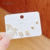 2025 Women's Light Luxury Earrings Set: High-End 925 Silver, Niche Design for Daily Matching