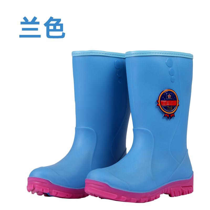 

Средние резиновые сапоги женские хлопковые туфли новые теплые верхние бахилы нескользящие резиновые туфли для моды зимние резиновые сапоги 42 синий