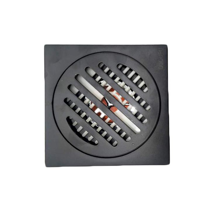 Bathroom Insect-proof Stainless Steel Floor Drain Anti-odor Core Toilet Black Floor Drain Stainless Steel