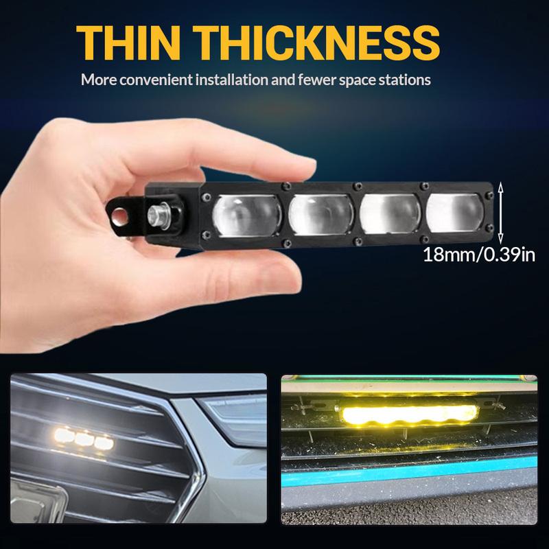 5D Lens High Low Beam LED Spotlights Grill Car Led Light Bar 12V-80V Auxiliary Fog Lights for Vehicles 4X4 Offroad Motorcycle