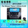 12.3 Inch Android 14 For Nissan Teana 3 Altima 5 L33 2013-2020 Car Radio WIFI Multimedia Video Player Navigation GPS