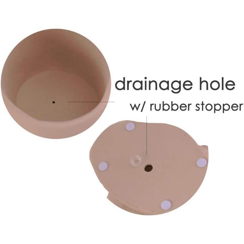 1pc Creative Resin Flowerpot Succulent Flowerpot Balcony Decoration Cute Potted Ornament Hanging Planter