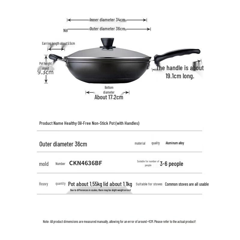 COOKER KING Healthy Non-Stick Wok