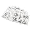 Heat Shrink Sheets 8 Pcs Hand Painted   Printing with Pattern Filling for Kids Craft School Project   Ornaments