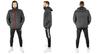 Veste chauffante noir et rouge taille XXL