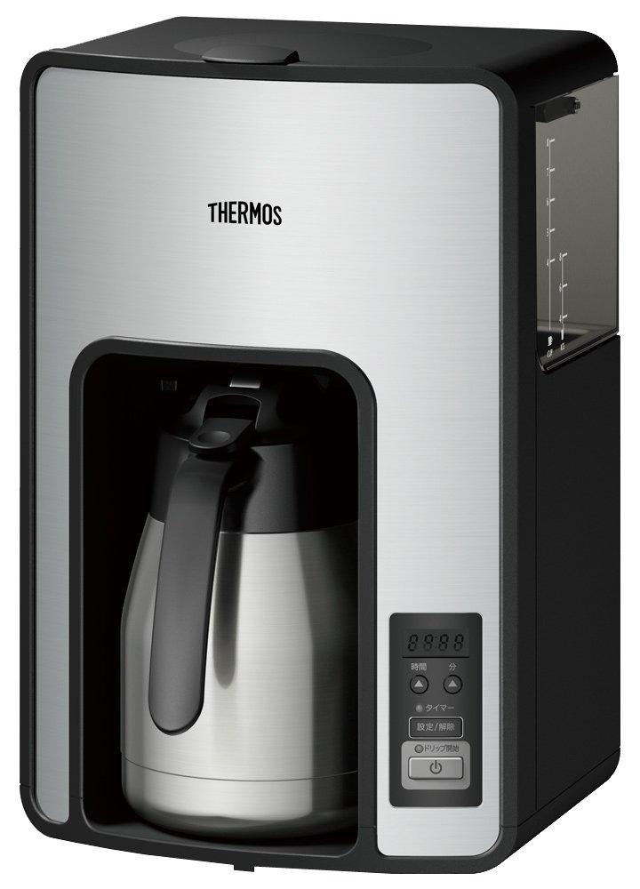 Thermos Vacuum Insulated Coffee Maker ECH-1000 CS [Timer allows you to pre-order coffee the day before]