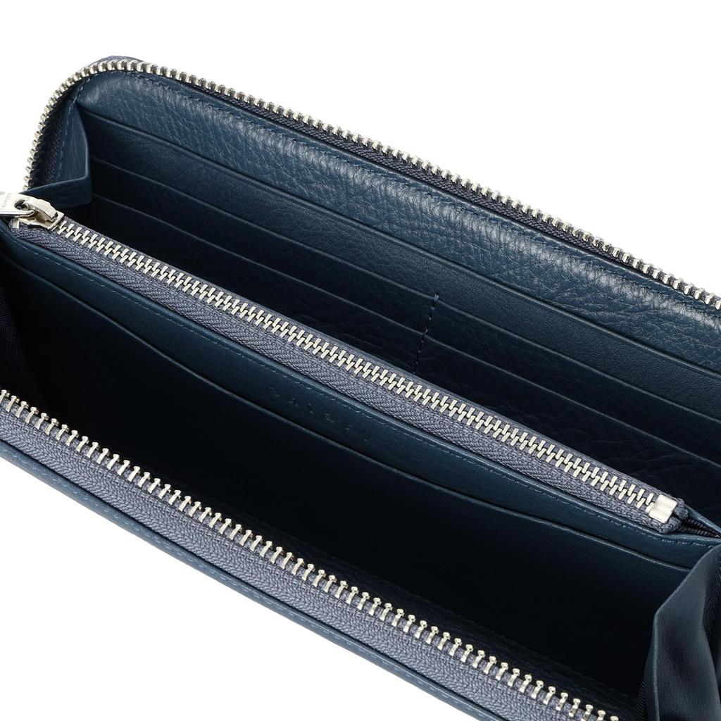 Portefeuille Bi-fold Bleu Marine Gris [Aniari] 07-20019-221