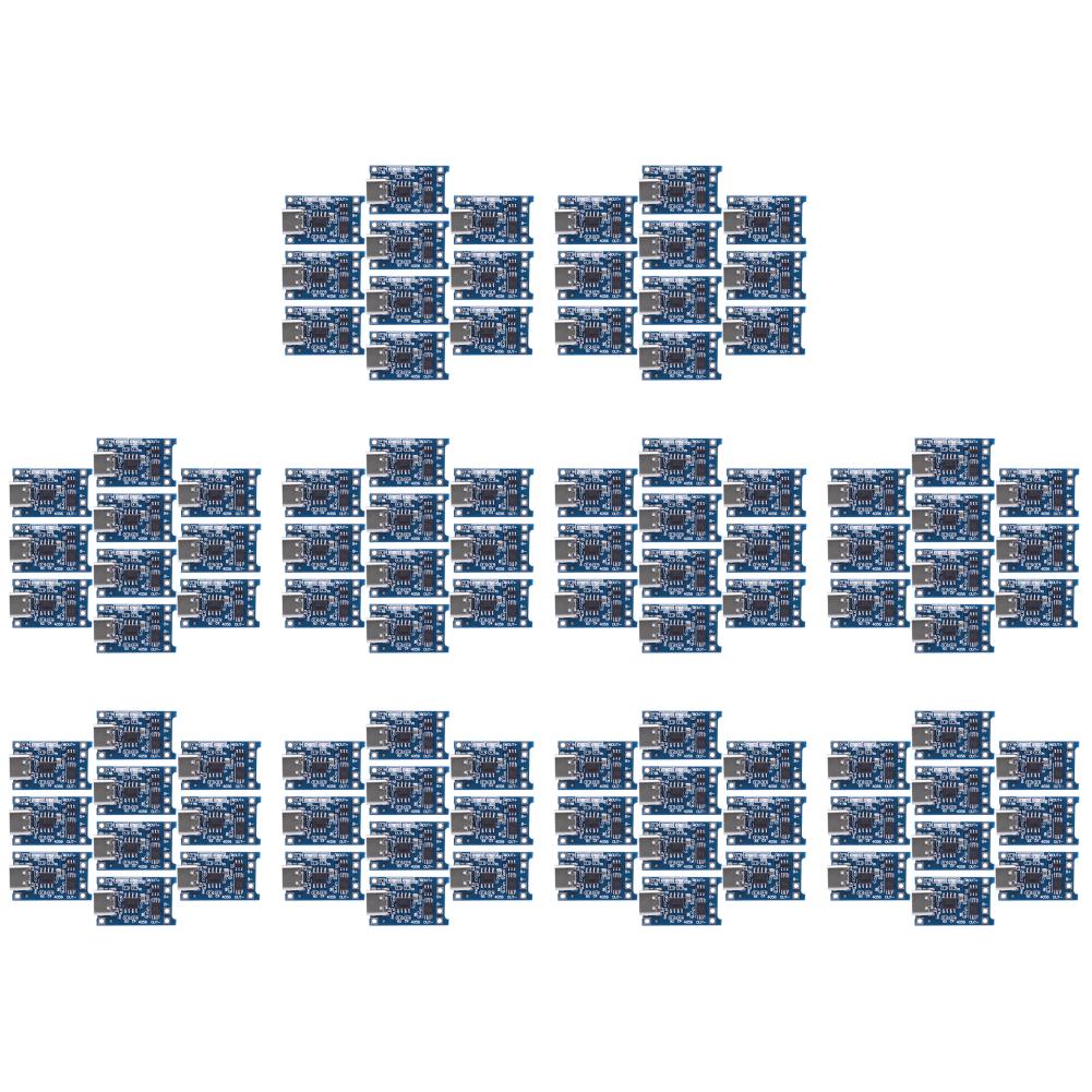 30-100pcs TP4056 Lithium Battery Charger Module 1A Portable Battery Charger Panel Type C 4.5V-5V for Lithium Batteries