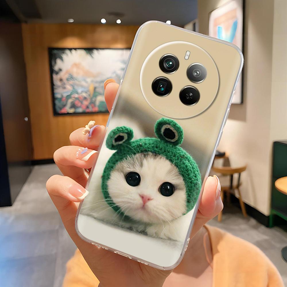 For Realme 12 Plus Case Silicone Soft TPU Back Cover For Realme 12 Pro Plus Realme12 Pro+ Phone Cases Protect Transparent Fundas