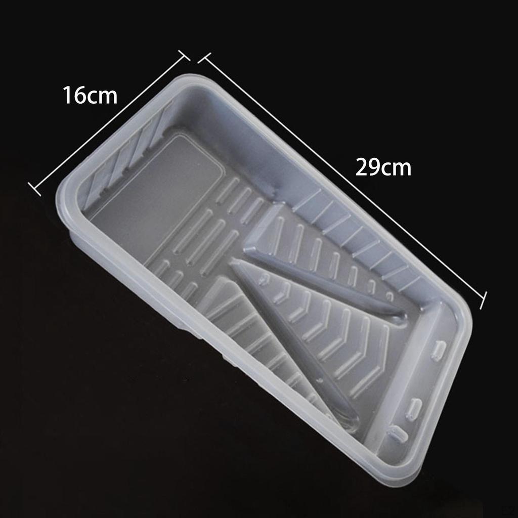 Plastic Paint Tray Pans Trays Accessory for 5 Inch Rollers Cup Roller