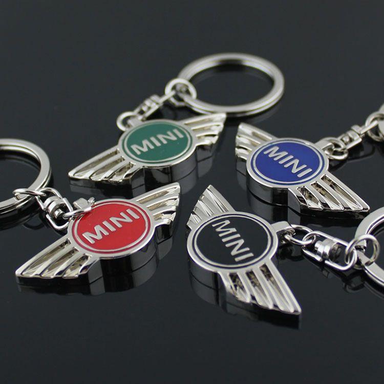 Metal Car Emblem Keychain Keyring Rings for Mini Cooper JCW R50 R52 R53 R55 R56 F54 F55 F56 F60 CLUBMAN COUNTRYMAN Accessories Pwaxk99 4f