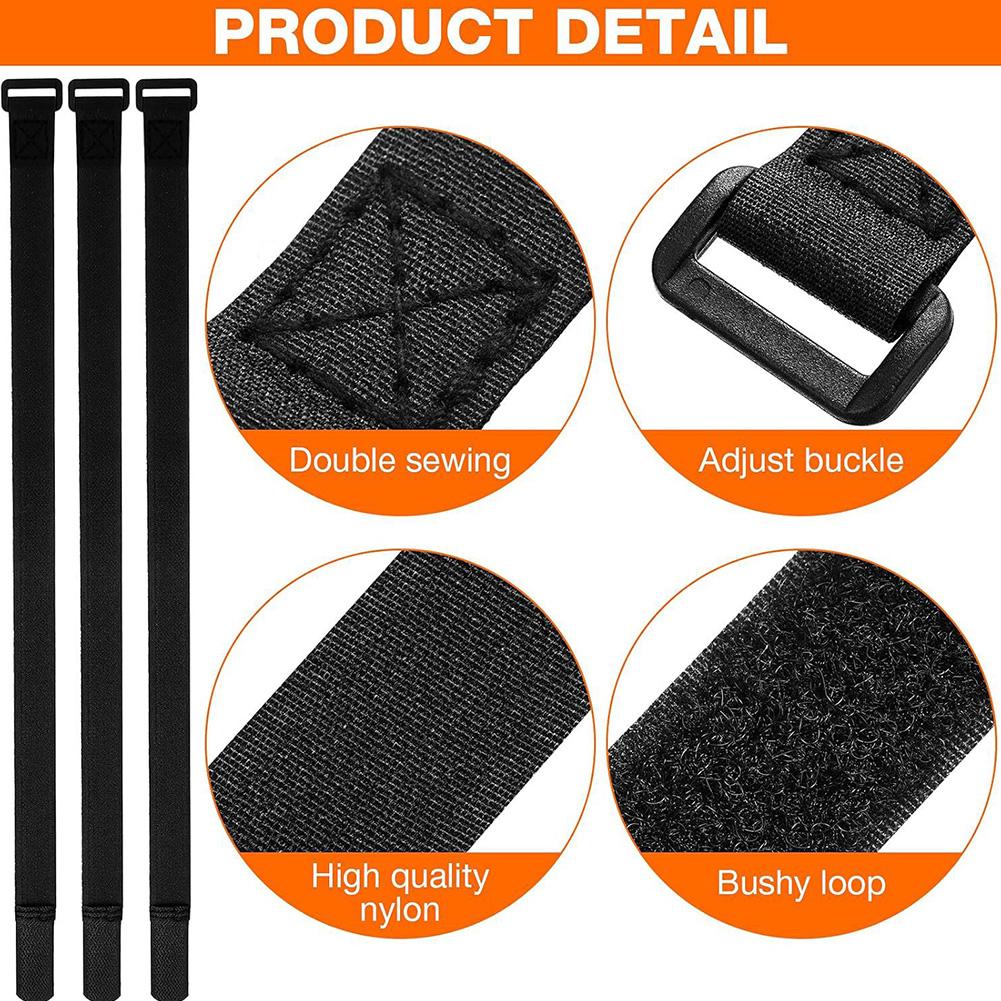 10 Pieces Bicycle Wheel Stabilizer Straps Reusable Bike Rack Tie Down Straps Nylon Bicycle Accessories for Transporting Bicycles