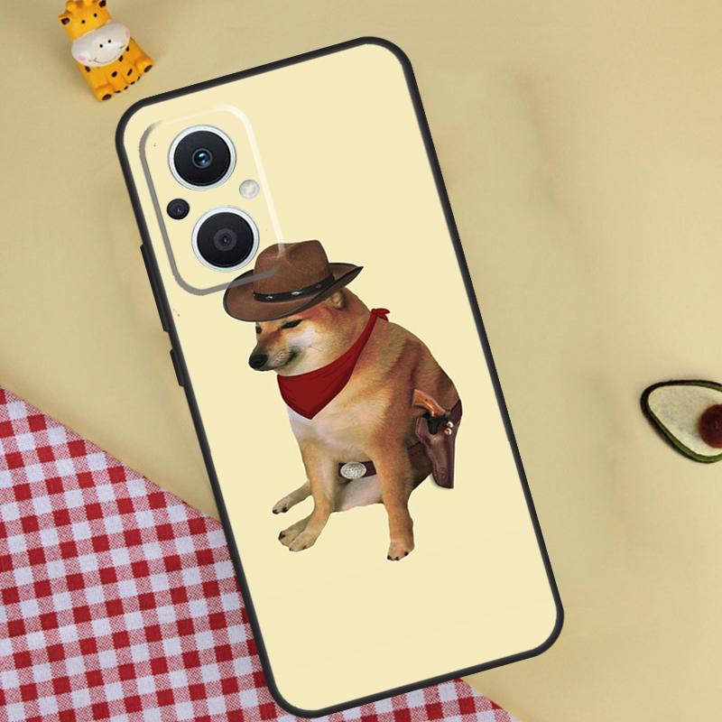 Shiba Inu Cute Cartoon Art Phone Case For OPPO Reno 12 12F 11 13 F 8T 7 8 10 Pro OPPO Find X8 Pro X6 X3 X5 Lite Cover