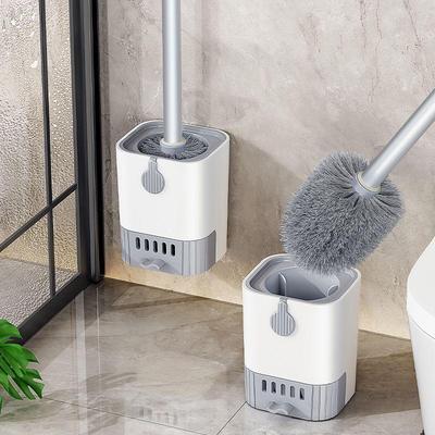 Lan Xiaoji Wall-Mounted Draining Toilet Brush Set