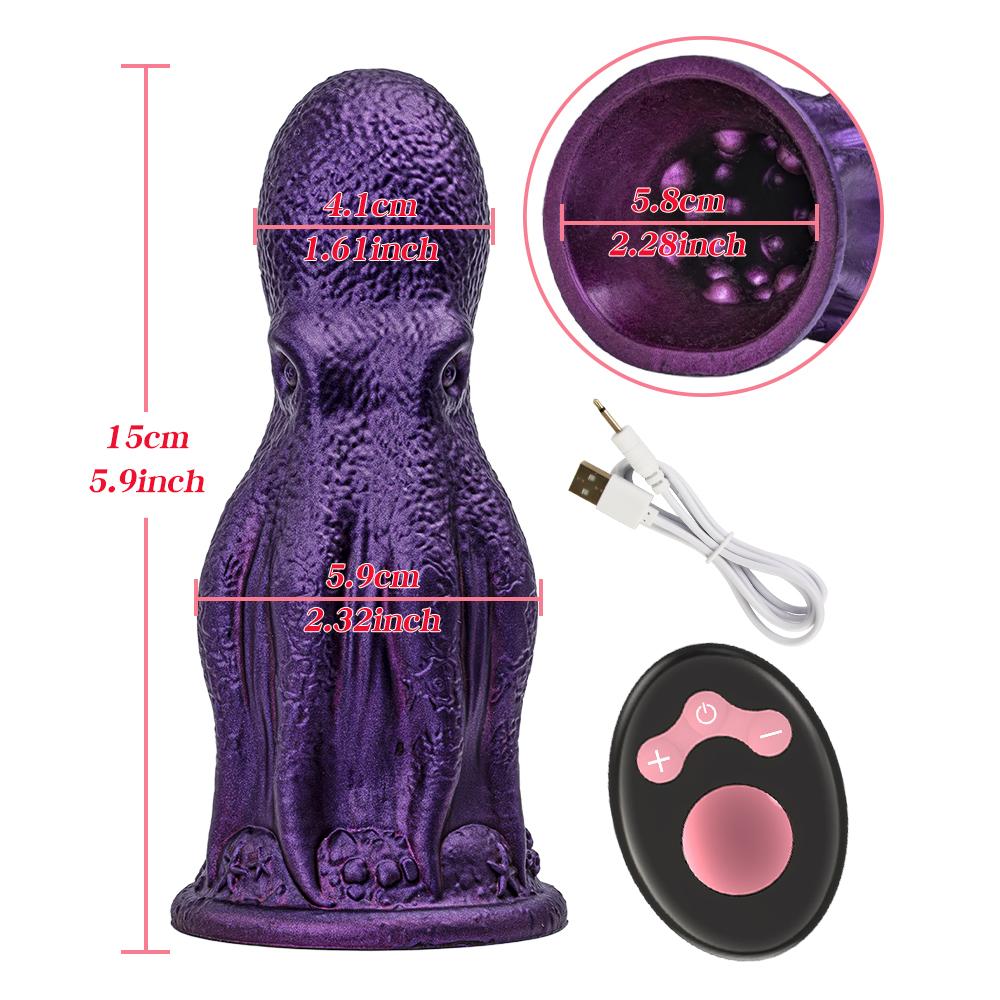 Octopus Male Masturbator Penis Vibrator Male Sex Toys Adult Toy 10 Strong Vibration Penis Vibrator Trainer Couples Sex Toy