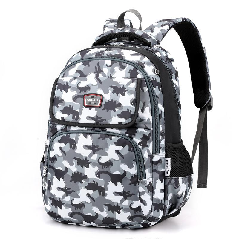 Boys backpack multi-compartment large-capacity schoolbag, primary school students, junior high school, high school burden reduction backpack
