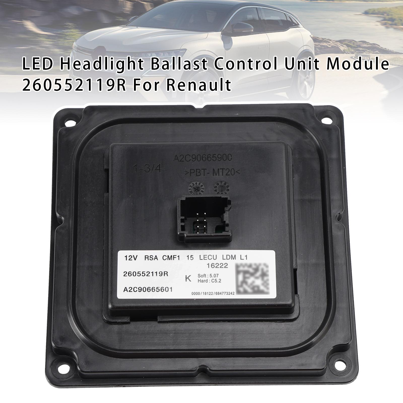 

LED Headlight Ballast Control Unit Module 260552119R For Renault