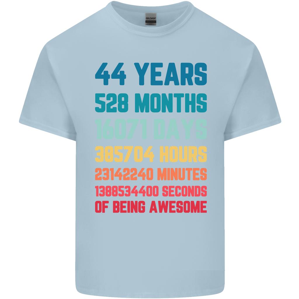 44th Birthday 44 Year Old Unisexs Light Cotton TShirt