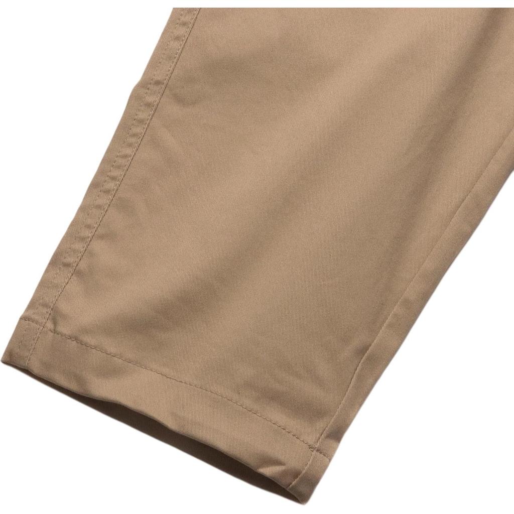 Li Ning Sports Fashion Series Logo Letter Mid Waist Straight Casual Long Pants Men Bottoms Apricot AKXQ155-4