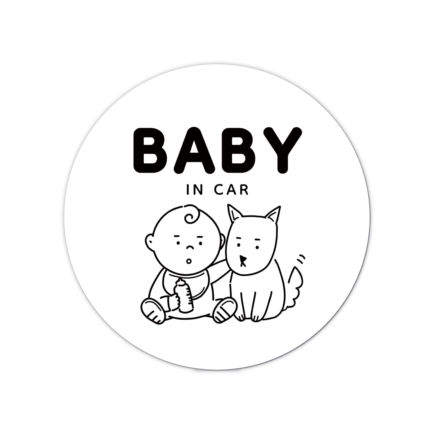 Car Magnet Car Magnet Baby Baby In Car Baby Children белый