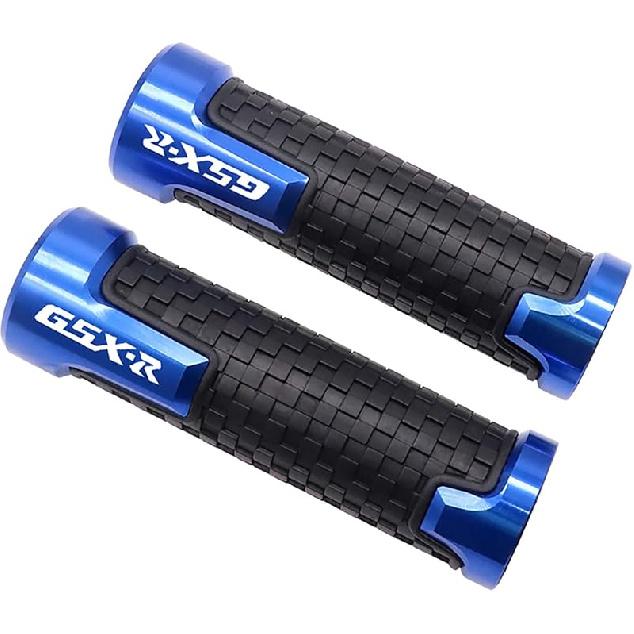 GSXR Motorcycle Handlebar Hand Grips: For Suzuki GSXR 125 | 250 | 300 | 600 | 750 | 1000 7/8" 22Mm