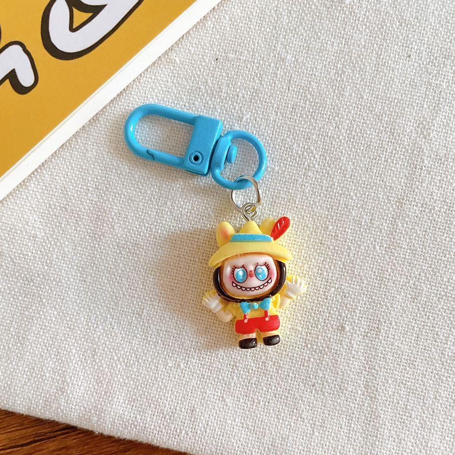 

Милый брелок в виде куклы Лабуб - мультяшный кулон со смайликами для школьных ранцев и подарков