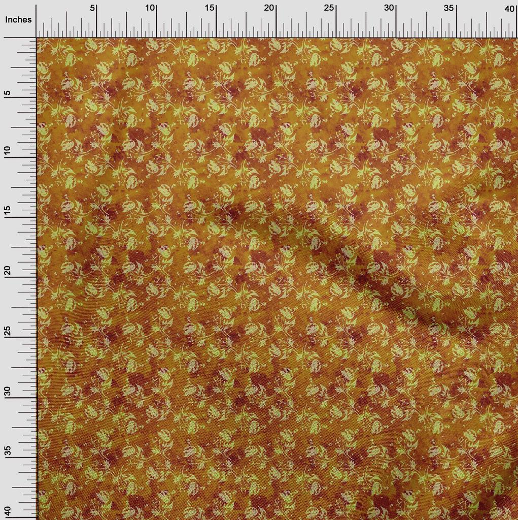 oneOone Cotton Flex Bright Red Fabric Batik Quilting Supplies Print Sewing Fabric By The Yard 40 Inch