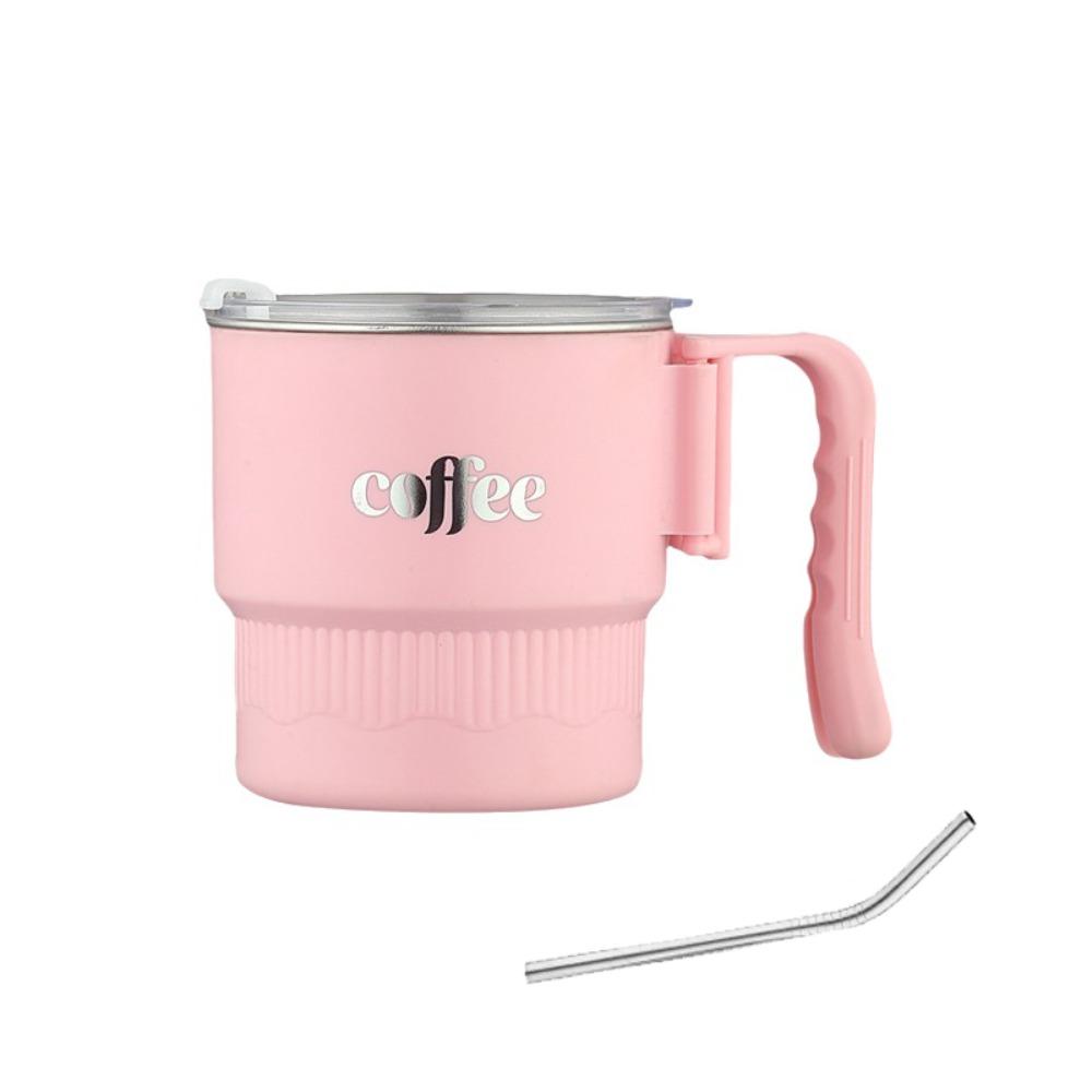 Sealed Insulated Water Cup 304 Stainless Steel Stainless Steel Coffee Mug  Portable Use 280ml розовый