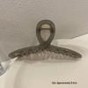 Traceless Spray Paint Frosted PS Hair Claw Clip - Shark Clip Bun Accessory