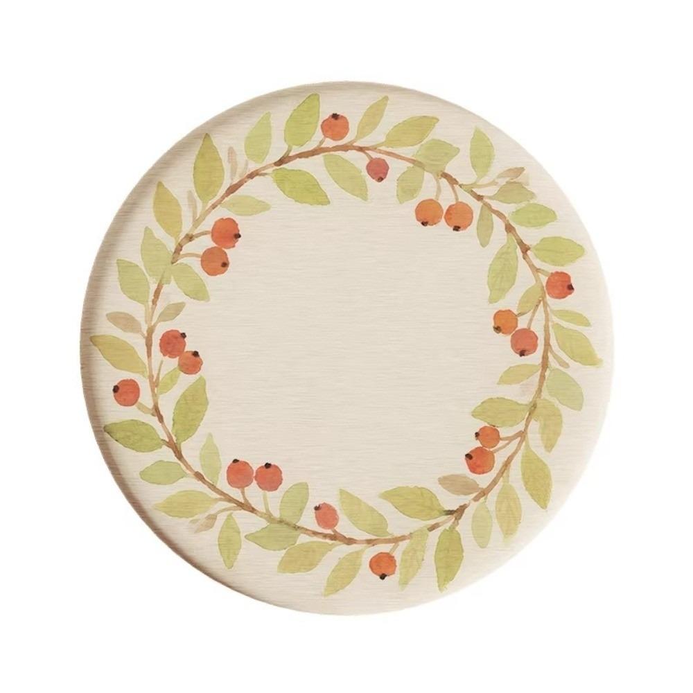 Round Diatom Coaster Flower Heat Resistant Pads Table Decoration Cup Mat Gifts