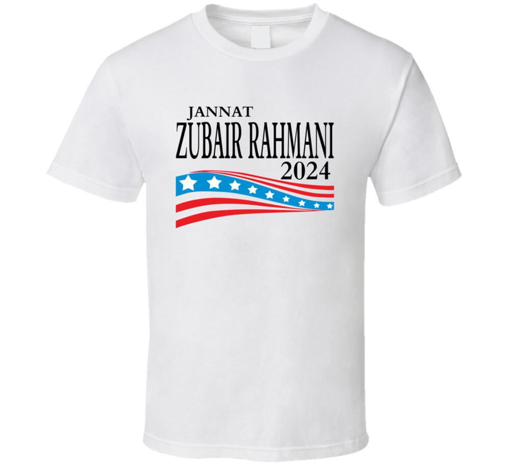 Jannat Zubair Rahmani For President 2024 T Shirt Mens Womens Tees Top S