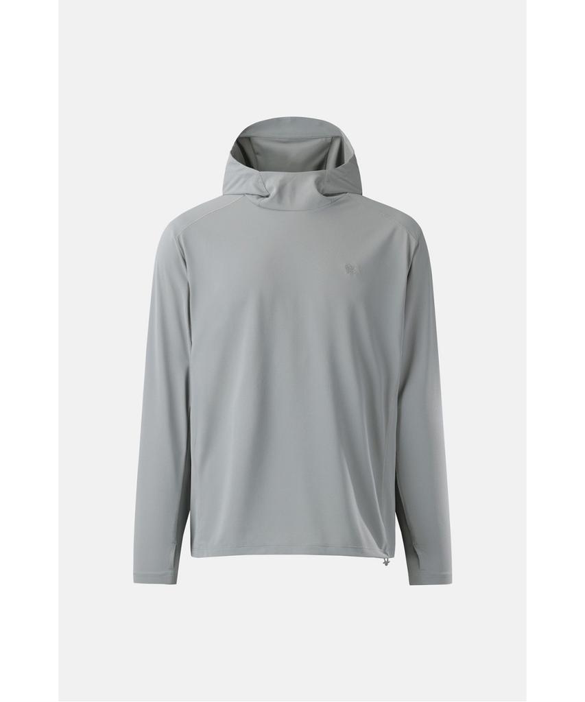 Koolongseupocheu Men'S Uv Hooded Long Sleeve T-Shirt Jwtbm26261Gry