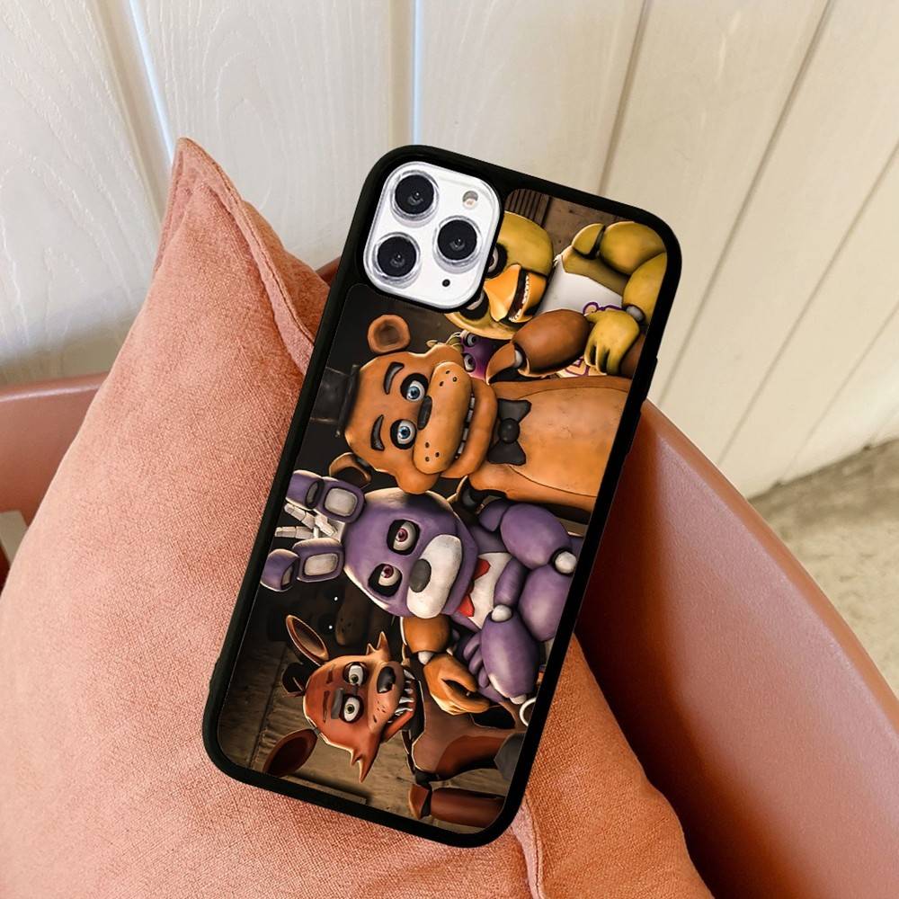 Fnaf Five-nights-At-Freddys Anime For iPhone 17 16 15 14 13 12 11 Mini Pro Max Plus PC+TPU Back Phone Cover