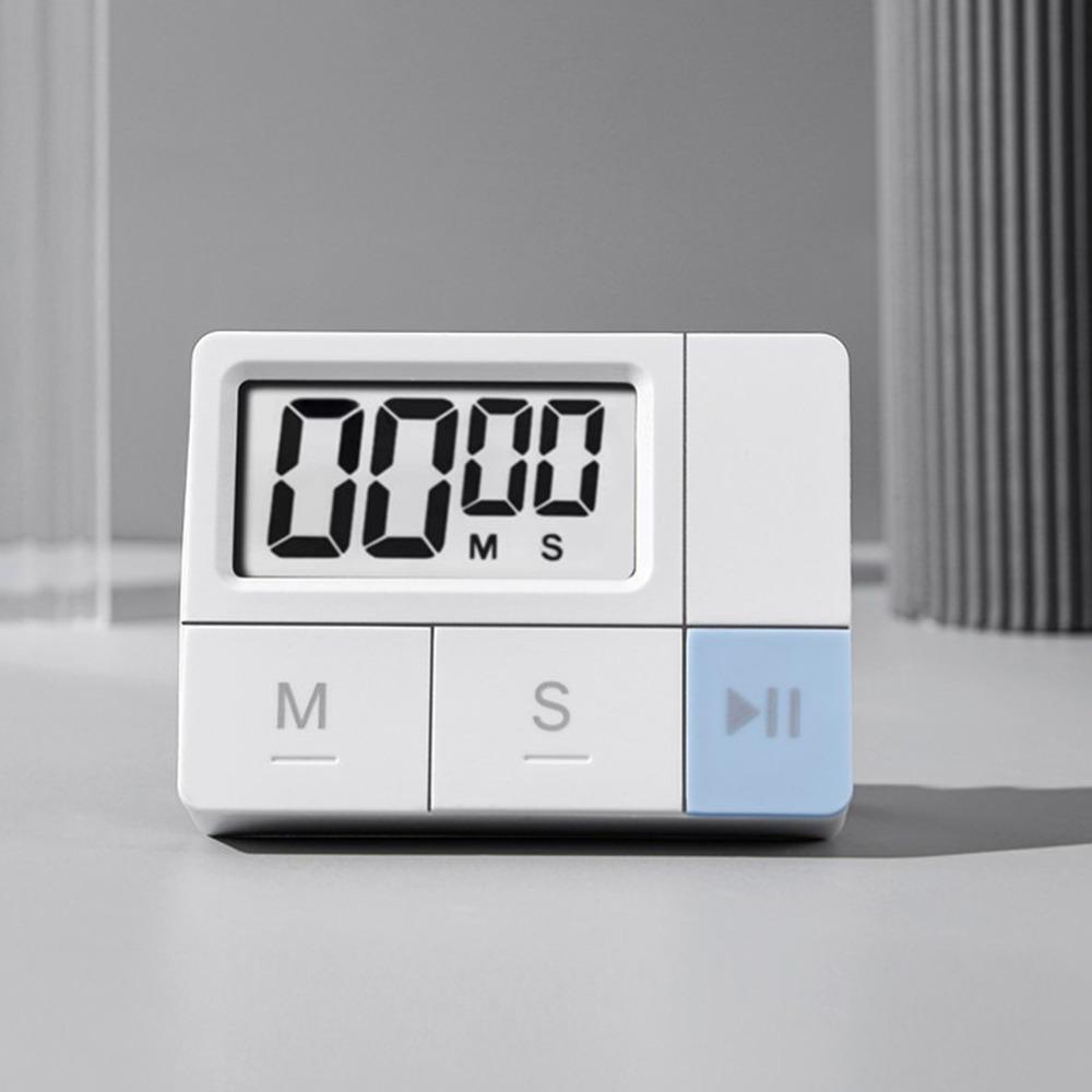 

Mini Kitchen Electronic Timer Plastic Sleep Stopwatch Useful Countdown Alarm Clock Alarm Setting белый