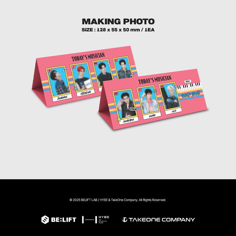 ENHYPEN WELT COUPONKARTEN SAMMLUNG ROCK BAND BASIC ver.