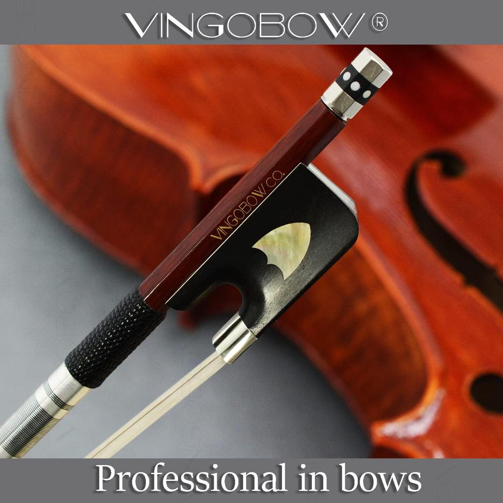 PERNAMBUCO Cellobogen in voller Größe für professionelle Musiker, tiefer und kraftvoller Klang, Naturrosshaar, Art.-Nr. 430C