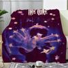 Band T-The Cure Throw Soft Warm Flannel Fleece Throw Blanket, Cozy Plush for Sofa Bed & All Seasons