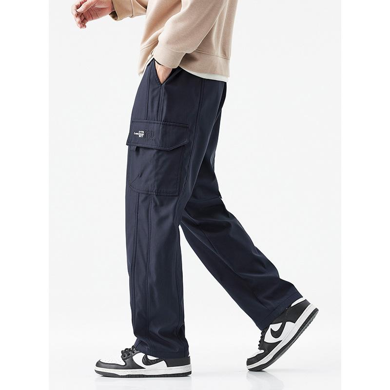 Minger | Spring and Summer New Loose Wide Leg Overalls Men's American Trend Brand Fashion Straight Casual Pants