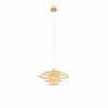 Závěsné svítidlo - DKD Home Decor - Bambus - Béžová - Urban - 50W