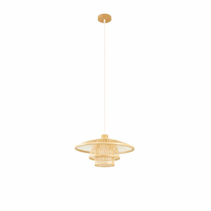 Lampe à suspension - DKD Home Decor - Bambou - Beige - Urbaine - 50W