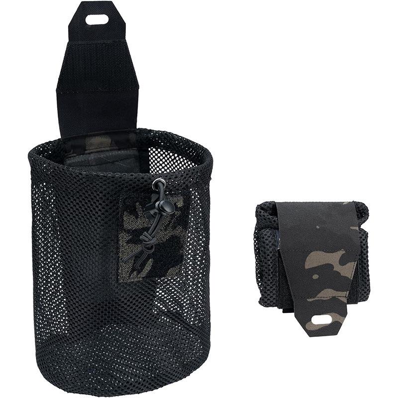 

Тактична сітчаста поясна сумка MOLLE для зовнішнього зберігання Dark Night Camouflage