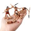 Vibrant Educational Primitive People Figurine Set For Creative Play And Learning