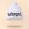 Autumn And Winter Thin Knitted Hat Men'S And Women'S Embroidered Wool Cold Hat Student Shopping Sweet Cute Pullover Hat